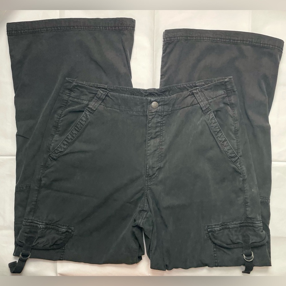 American Eagle Outfitters Black Wide Leg Pants